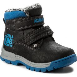 Buty zimowe chłopięce: Trapery ACTION BOY – CP07-17011-02 Czarny