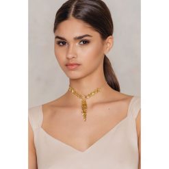 Naszyjniki damskie: NA-KD Accessories Naszyjnik z wisiorkami – Gold