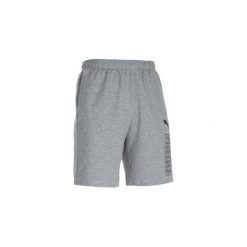 Spodenki Gym & Pilates Logo męskie. Szare spodenki sportowe męskie Puma, m, bez wzorów, z bawełny, sportowe, na jogę i pilates. Za 64,99 zł.