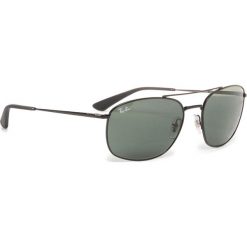Okulary przeciwsłoneczne RAY-BAN - 0RB3653 004/87 Black. Czarne okulary przeciwsłoneczne męskie Ray-Ban, z tworzywa sztucznego. Za 569,00 zł.