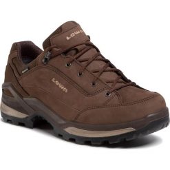 Trekkingi LOWA - Renegade Gtx Lo GORE-TEX 310963 Espresso/Beige 4211. Pomarańczowe trapery męskie Lowa, ze skóry, bez zapięcia. W wyprzedaży za 759,00 zł.