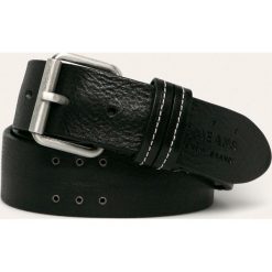 Pepe Jeans - Pasek skórzany Charles. Czarne paski męskie Pepe Jeans, w paski, z jeansu. Za 179,90 zł.