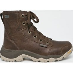 Columbia - Buty Camden Outdry Leather Chukka. Brązowe buty trekkingowe męskie marki Columbia, z materiału, na sznurówki, outdoorowe. W wyprzedaży za 539,90 zł.