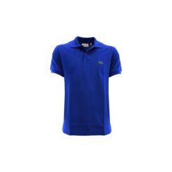 Koszulki polo z krótkim rękawem Lacoste 1212. Niebieskie koszulki męskie Lacoste, m, bez wzorów, z krótkim rękawem. Za 442,56 zł.