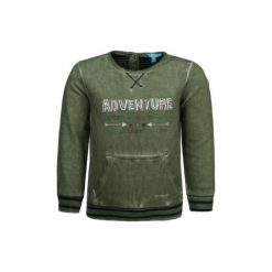 Lief! Boys Bluzka sweatshirt, oliwkowa zieleń - zielony - Gr.Moda (6 - 24 miesięcy ). Zielone bluzy niemowlęce lief!, bez wzorów, z elastanu, klasyczne, bez rękawów, bez kaptura. Za 85,00 zł.