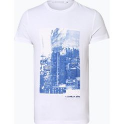 Calvin Klein Jeans - T-shirt męski, czarny. Czarne t-shirty męskie marki Calvin Klein Jeans, m, z nadrukiem, z bawełny, bez kołnierzyka. Za 179,95 zł.