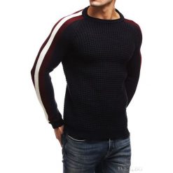 Meski sweter HOBART BLACK. Czarne swetry męskie Meski sweter HOBART BLACK, s, bez wzorów, bez kołnierzyka, bez kaptura. W wyprzedaży za 89,00 zł.
