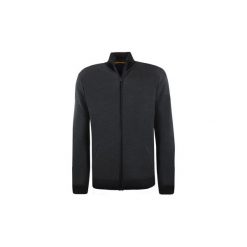 Swetry Trussardi 52M00033 / Full Zip Bicoloe. Czarne swetry męskie Trussardi, xl, bez wzorów, bez kołnierzyka, bez kaptura. Za 389,00 zł.