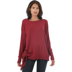 Sweter w kolorze bordowym. Czerwone bez kategorii L'étoile du cachemire, z kaszmiru, z okrągłym kołnierzem. W wyprzedaży za 129,95 zł.