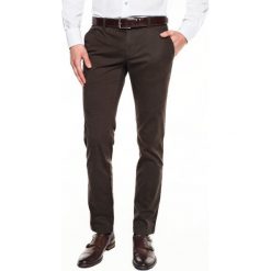 Spodnie bimont 214 brąz 0001 slim fit. Czarne spodnie męskie marki Recman, m, bez wzorów. Za 99,99 zł.