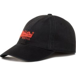 Czapka z daszkiem SUPERDRY - Orange Label Cap M9010006A Black 02A. Czarne czapki męskie Superdry, bez wzorów, z bawełny. Za 89,00 zł.