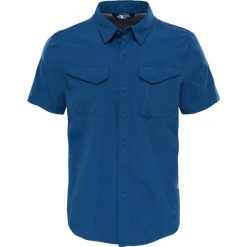 Koszula The North Face S/S Squoia T92XJXHDC - granatowy. Niebieskie koszule męskie The North Face, s, bez wzorów, bez kołnierzyka, bez rękawów. Za 146,99 zł.
