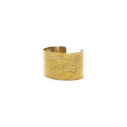 Bransoleta Bala Wide Wild Gold Cuff. Żółte bransoletki damskie marki Bala-lifestyle, ze skóry, złote. Za 199,00 zł.