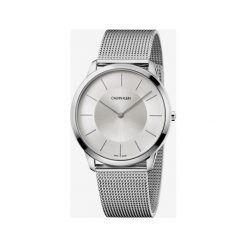Calvin Klein Minimal Zegarek Srebrny. Szare zegarki męskie Calvin Klein, srebrne. Za 917,95 zł.