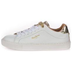 Pepe Jeans Tenisówki Damskie Adams Premium 36 Białe. Białe trampki i tenisówki damskie Pepe Jeans, bez wzorów, z jeansu, bez zapięcia. Za 415,00 zł.