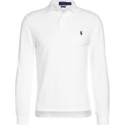 Polo Ralph Lauren BASIC MESH SLIM FIT Koszulka polo white. Białe koszulki polo Polo Ralph Lauren, m, z bawełny. Za 419,00 zł.