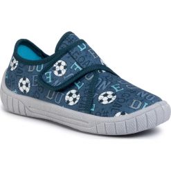 Kapcie SUPERFIT - 6-00279-80 M Blau. Niebieskie sandały chłopięce Superfit, z tworzywa sztucznego, bez zapięcia. Za 89,00 zł.