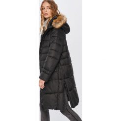 Answear - Kurtka Answear Lab. Czarne kurtki damskie ANSWEAR, s, bez wzorów, z poliesteru, długie. Za 379,90 zł.
