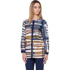 Tunika ze wzorem. Tuniki damskie Far Far Fashion, Ryłko by Agnes&Paul, bez wzorów, z okrągłym kołnierzem, bez rękawów. W wyprzedaży za 59,95 zł.