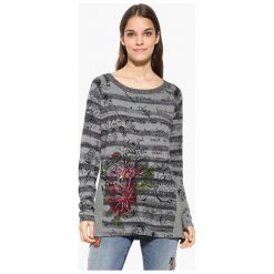Desigual Panie Sweter Jers Lia 17Wwjfc3 2042 (Rozmiar S). Szare swetry klasyczne damskie marki Desigual, s, eleganckie. W wyprzedaży za 220,00 zł.