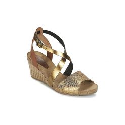 Sandały Kickers SPAGNOL. Żółte rzymianki damskie Kickers. Za 311,20 zł.