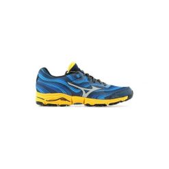 Buty do biegania Mizuno Wave Kazan J1GJ147103. Niebieskie buty sportowe męskie marki Mizuno, bez zapięcia, do biegania, mizuno wave. Za 329,00 zł.