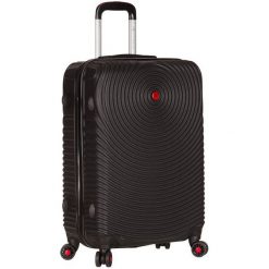 Sirocco Średnia Walizka T-1157/3-M Abs, Black. Czarne walizki marki Sirocco, średnie. Za 385,00 zł.