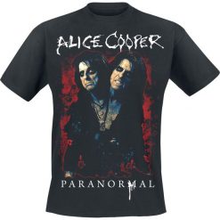T-shirty męskie: Alice Cooper Paranormal Splatter T-Shirt czarny