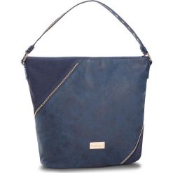 Torebka MONNARI - BAGA060-013 Navy. Niebieskie torebki klasyczne damskie Monnari, z materiału. W wyprzedaży za 199,00 zł.