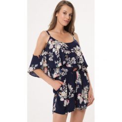 Granatowy Kombinezon Be Abloom. Kombinezony damskie Born2be. Za 49,99 zł.