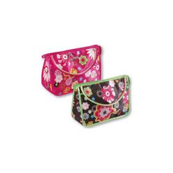 Top Choice Kosmetyczka damska Flower z klapką 1szt. Topy damskie TOP CHOICE, bez wzorów, bez kołnierzyka. Za 25,90 zł.