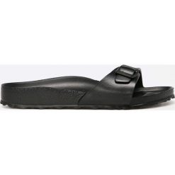 Birkenstock - Klapki Madrid Eva. Czarne klapki damskie Birkenstock, bez wzorów, z gumy, bez obcasa. Za 149,90 zł.