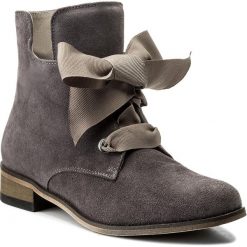Botki damskie lity: Botki EKSBUT - 77-4538-G85-1G Szary