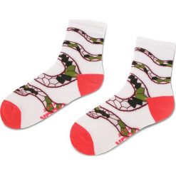 Skarpety Wysokie Damskie FREAK FEET - LWAZ-WHP Biały Kolorowy. Białe skarpetki damskie Freak Feet, bez wzorów, z elastanu. Za 19,99 zł.