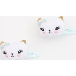 Spinki do włosów 2 pack - Biały. Białe ozdoby do włosów marki Reserved. Za 12,99 zł.