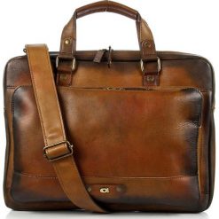 Torba skórzana do ręki, na ramię laptopa unisex DAAG ALIVE 23 koniakowa. Torby męskie skórzane daag, ze skóry. Za 707,99 zł.