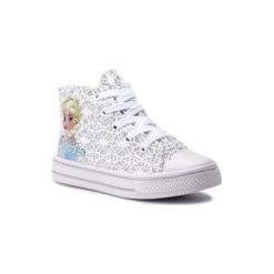 FROZEN CP40-SS1806DFR. Białe trampki dziewczęce Frozen, z materiału. Za 59,99 zł.