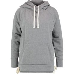 Bluzy rozpinane damskie: GAP LACE UP HD TUNIC Bluza z kapturem light heather grey