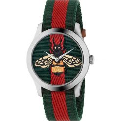 ZEGAREK GUCCI Le Marché des Merveilles YA1264060. Brązowe zegarki męskie marki GUCCI, ze stali. Za 3590,00 zł.