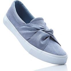 Buty sportowe damskie: Buty sportowe wsuwane bonprix niebieski gołębi