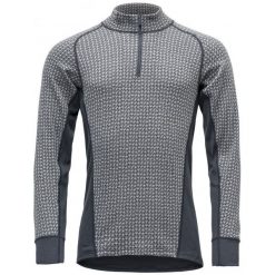 Devold Bluzka Męska Vaksvik Man Zip Neck, Glacier, M. Szare odzież termoaktywna męska Devold, m, z wełny. Za 389,00 zł.