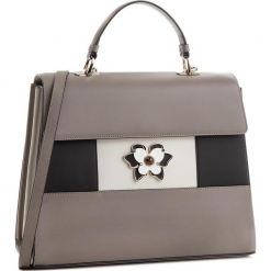 Torebka FURLA - Mughetto 961650 B BQD9 FSC Sabbia b/Onyx/Petalo. Szare torebki klasyczne damskie marki Furla, ze skóry. W wyprzedaży za 1989,00 zł.