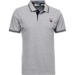 GANT TECH PREP RUGGER Koszulka polo light grey melange. Szare koszulki męskie GANT, m, bez wzorów, z bawełny, polo, bez rękawów. Za 509,00 zł.