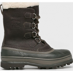Sorel - Buty. Szare buty trekkingowe męskie Sorel, z materiału, na sznurówki, outdoorowe. Za 749,90 zł.
