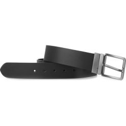 PASEK PAC0011414. Czarne paski męskie Giacomo Conti, w paski, ze skóry. Za 119,00 zł.