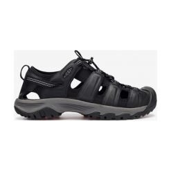 Keen Targhee III Sandały Czarny. Czarne sandały męskie Keen, ze skóry, z paskami. Za 447,95 zł.