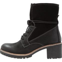 Botki damskie lity: Anna Field Botki sznurowane black