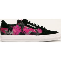 Adidas Originals - Buty Continental Vulc. Czarne buty sportowe damskie adidas Originals, bez wzorów, ze skóry, sportowe. Za 379,90 zł.