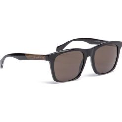 Okulary przeciwsłoneczne BOSS - 0911/S Blck/Cryblck 1YS. Czarne okulary przeciwsłoneczne męskie wayfarery marki Boss, z tworzywa sztucznego. W wyprzedaży za 679,00 zł.