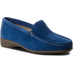 Mokasyny SERGIO BARDI - Carlentini SS127310818KD 813. Niebieskie mokasyny damskie Sergio Bardi, ze skóry, na obcasie. W wyprzedaży za 149,00 zł.